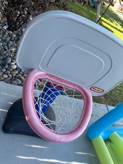 basket ball hoop, RC monster truck and fan