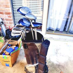 Golf clubs + Bag