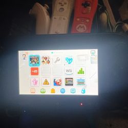 Nintendo Wii U With Two Controllers Plus Games