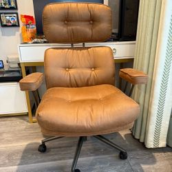Office Chair, Ergonomic Big and Tall Computer Desk Chairs, Executive Breathable Suede Chair with Adjustable High Back, Lumbar Support Swivel PC Chair