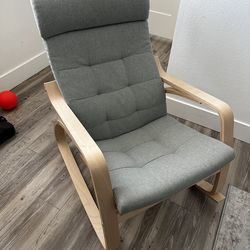 Rocking chair (Gunnared light green) IKEA