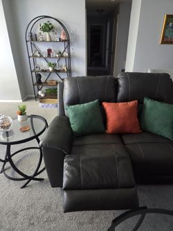 Leather couch