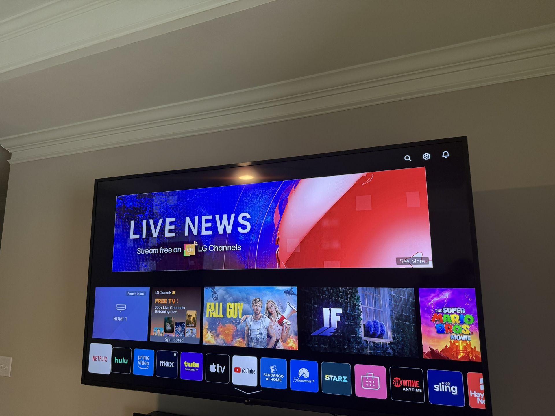 LG 70” 4K UHD Smart TV – Great Condition