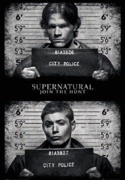 Supernatural Mug Shots Wall Poster 24"×36"