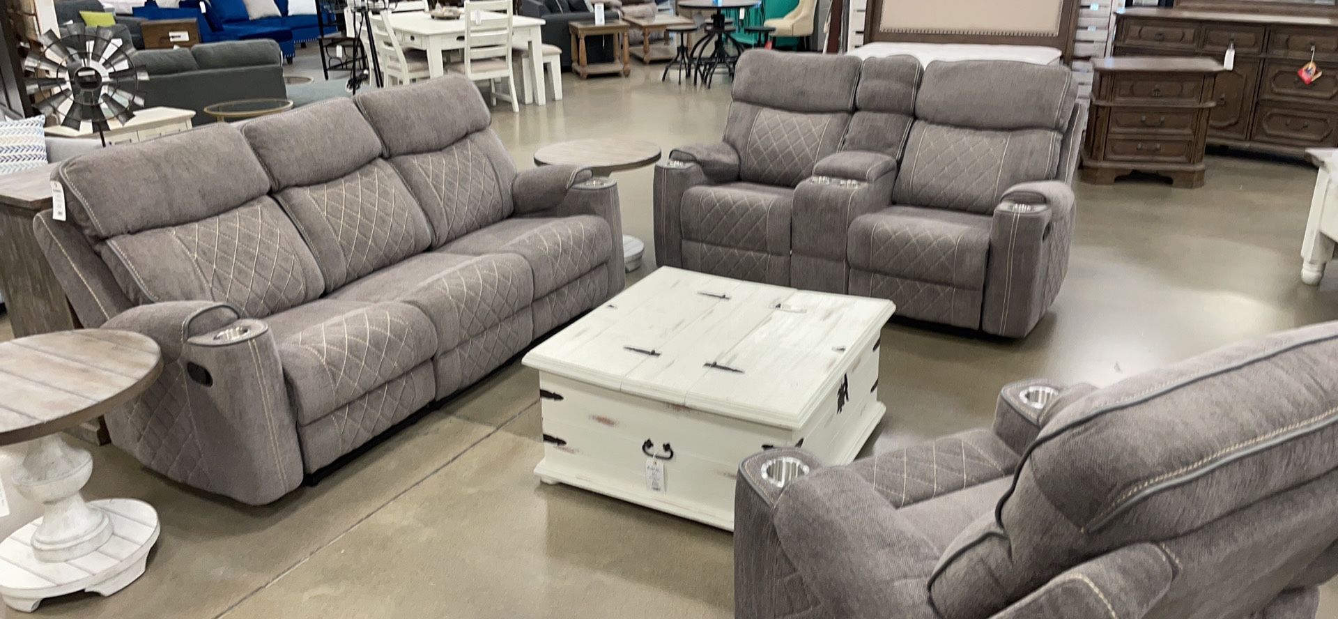  Brand New Reclining Sofa, Live Seat, & Chair