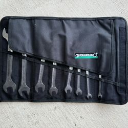 Stahlwille MOTOR 10/8 Double Open Ended Wrench Set Metric, 6 - 22 mm, 8 Pieces