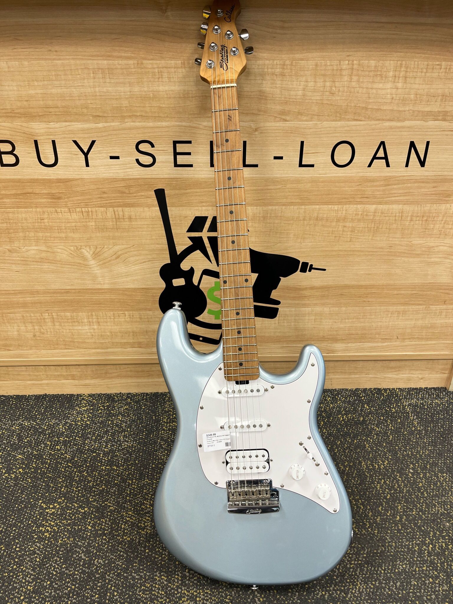 STERLING CUTLASS HSS STERLING BY MUSIC MAN CUTLASS HSS FIREMIST SILVE