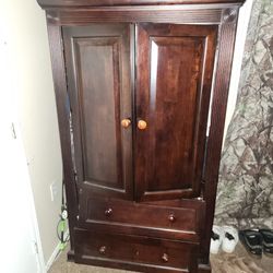 Mahogany armoire