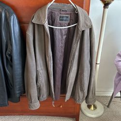 Barracuta Leather Jacket Xxl 