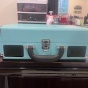 Victrola Blue Record Player With Stand 