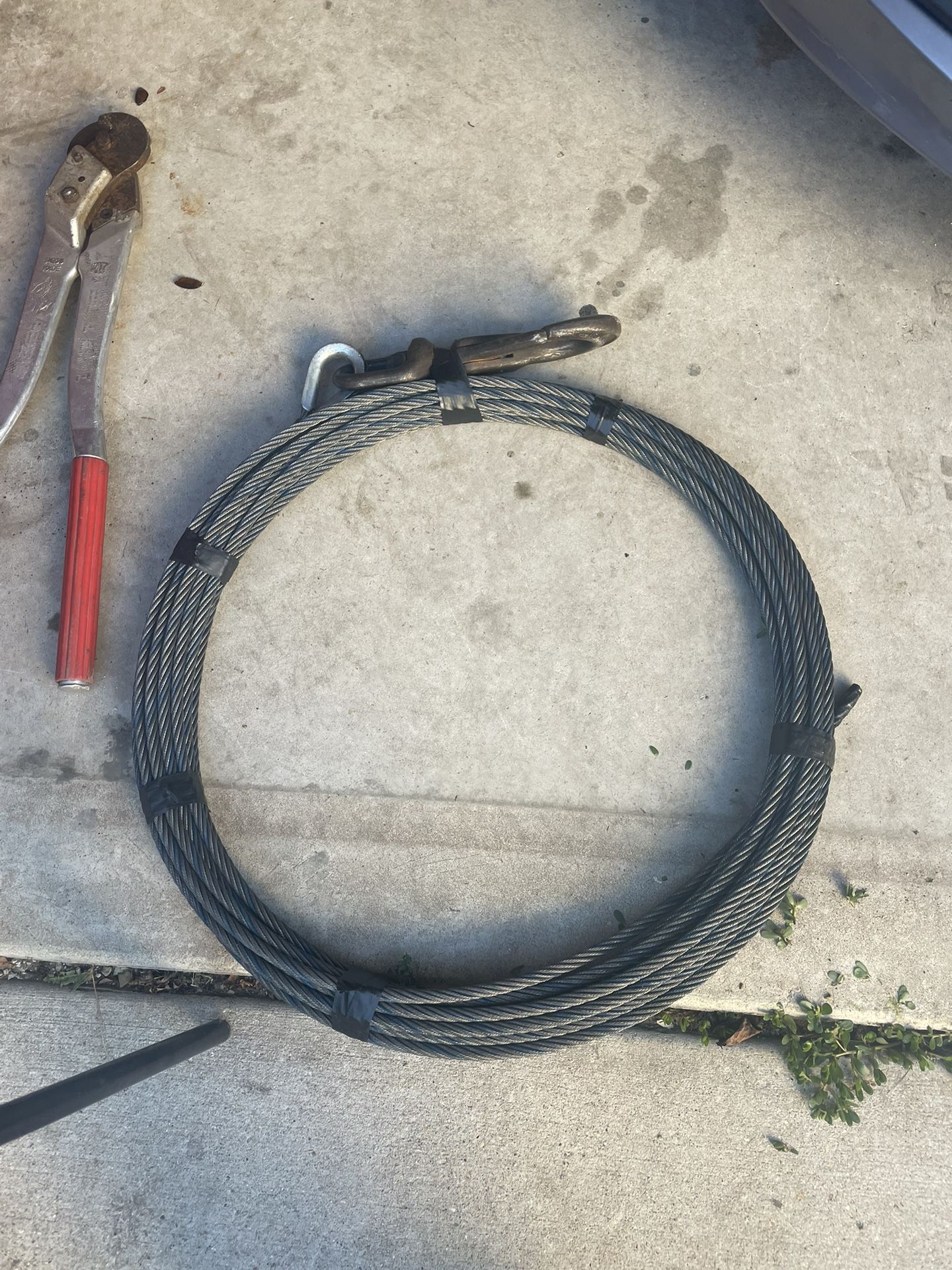 Tow Truck Winch Cable 75 Ft Long