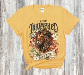 He Has Triumphed Christian T Shirt 