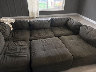 delivery is free grey couch sectional