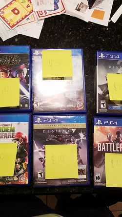 Play station 4 games