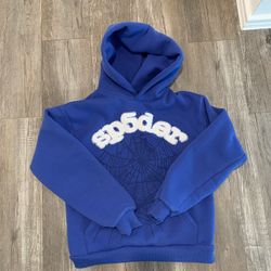 Blue Sp5der Hoodie
