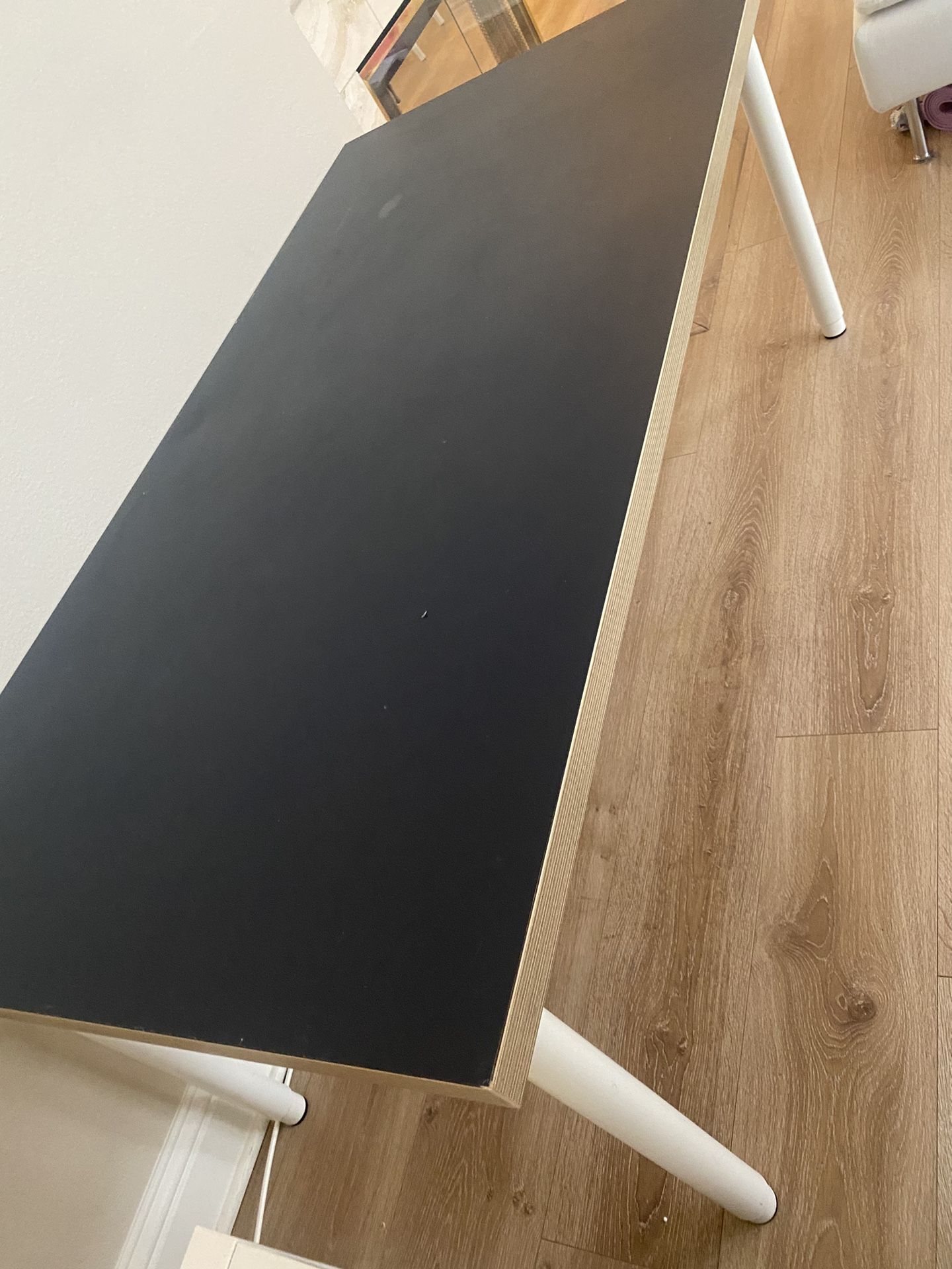 IKEA Desk Top and Black Legs