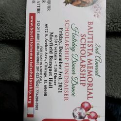 Bautista 2ndannual Christmas Dinner Dance Ticket