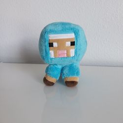 Minecraft Blue Sheep Plush