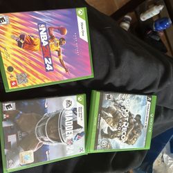 Xbox One/series X Games