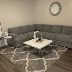 Gray Sectional Sofa 
