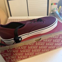 Maroon VANS (Size 7)