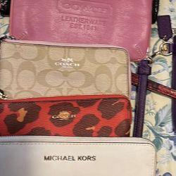 Wallets Mk Y Coach Autenticas 