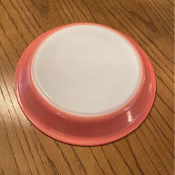 Pink Flamingo Pyrex Pie Plate