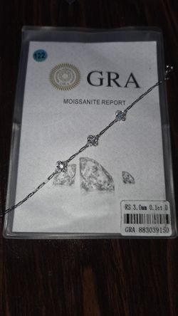 Moissanite Clover Bracelet 