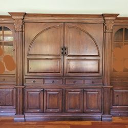 Entertainment Center-Very Large Solid Wood