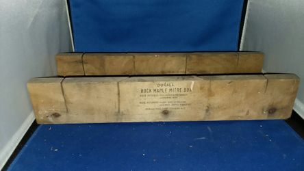 Durall rock maple mitre box