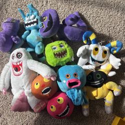 My singing monster plushies