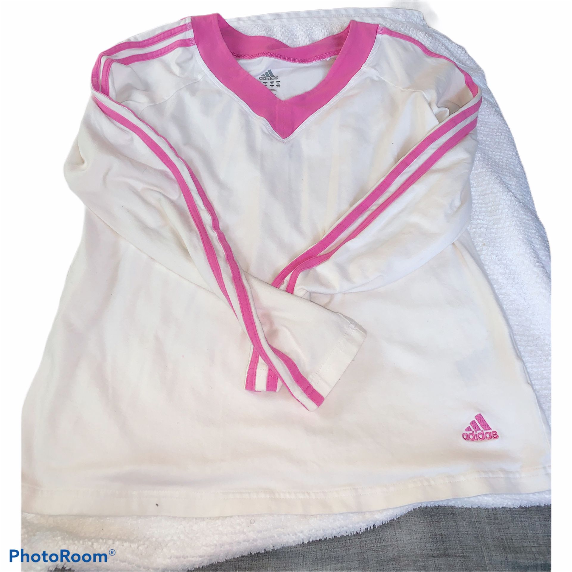 Ladies pink Adidas Dri fit Size medium