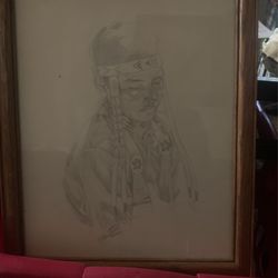 Native American Pencil Sketch