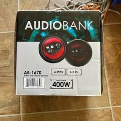 6.5 Audio Bank 3way Speakers