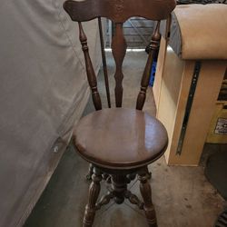 Antique Piano Chair