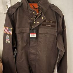 Chicago Bears Nike Men’s NFL Sideline Salute To Service Military Jacket L