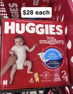 Huggies Little Snugglers Size 2 Diapers