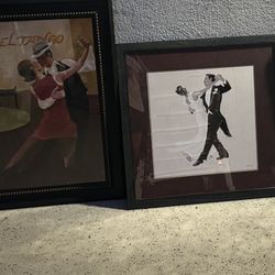 Used 5 Dance Photos Framed