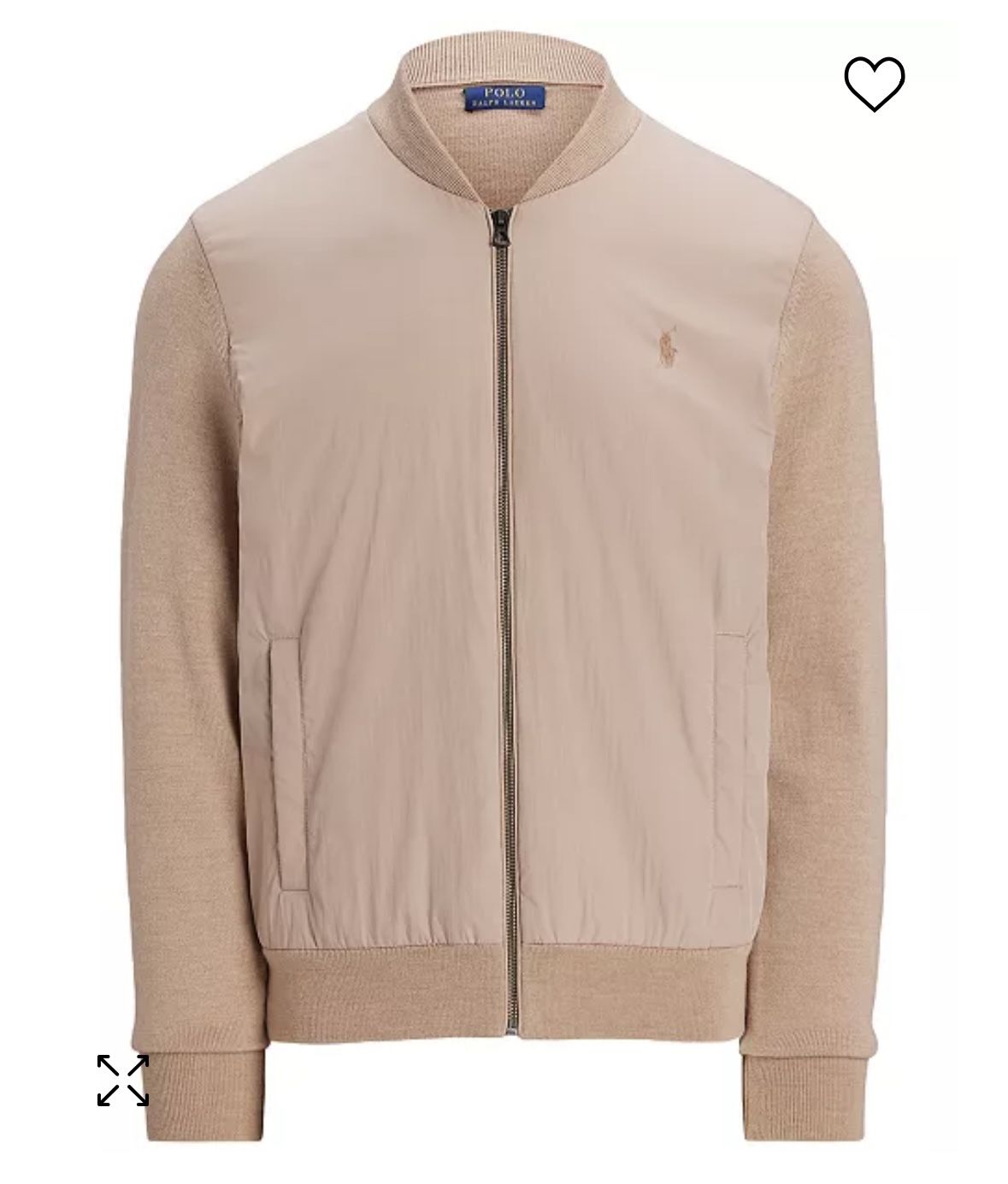 Polo Ralph Lauren Men’s Hybrid Wool Full Zip Sweater