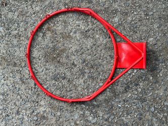Red Steel Basketball Rim