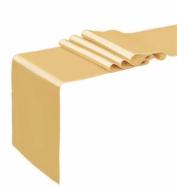 10 Satin Table Runner  12 x 108 Inch Long