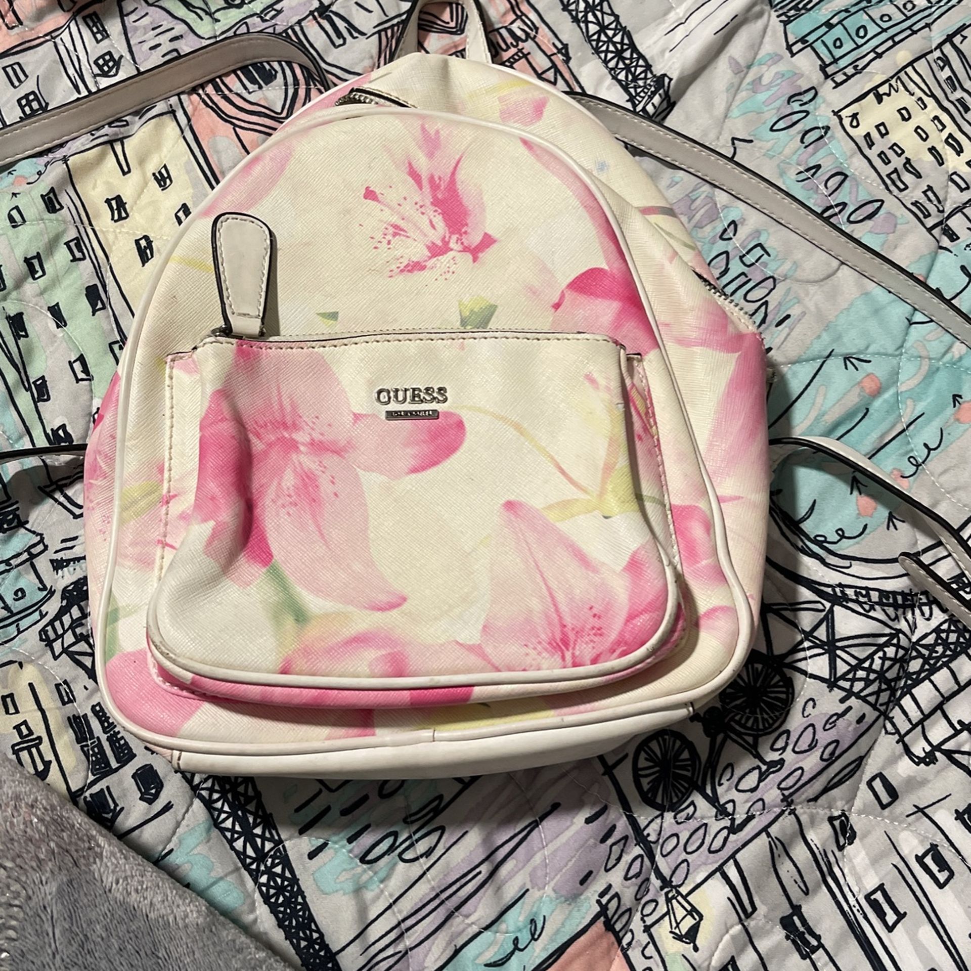 Floral Guess Mini Back Pack