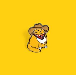 Cowboy Cat Pin