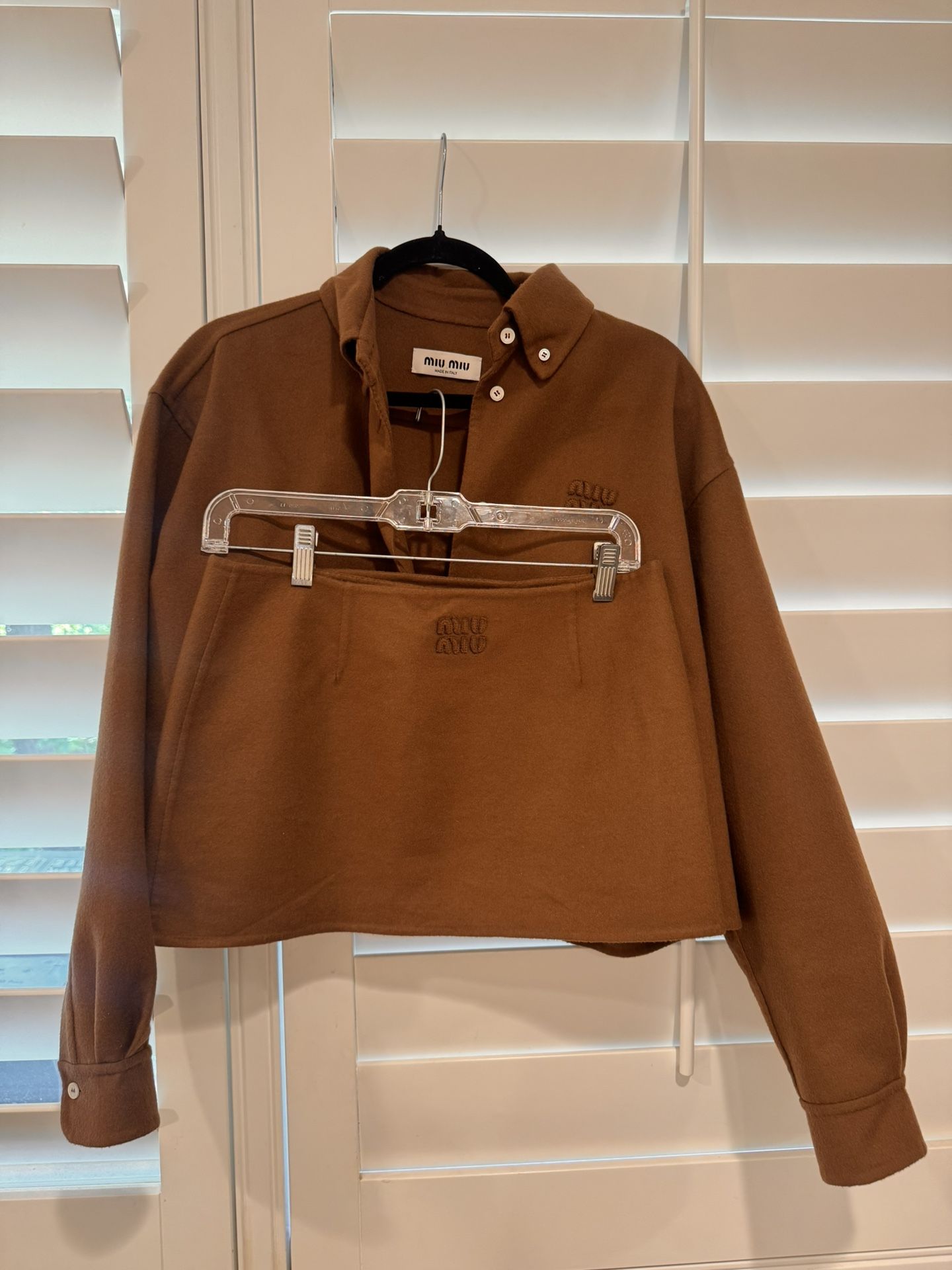 MIU MIU SET/ US 2 /EU 38/ SKIRT & JACKET