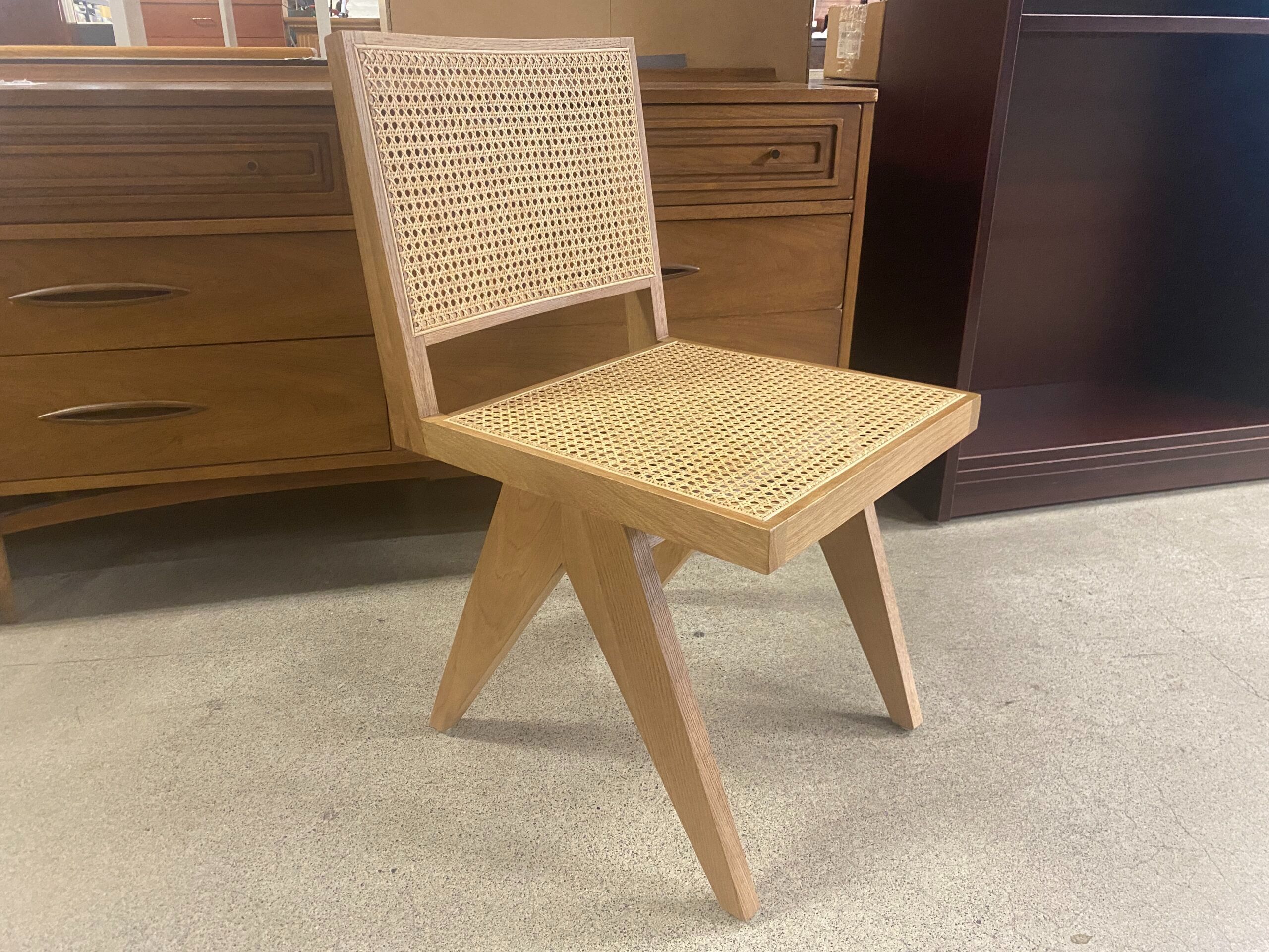 RESTORATION HARDWARE Jakob Cane Dining Side Chair