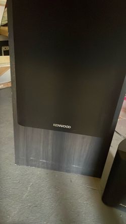 Kenwood Floor Subwoofer & Pioneer BookShelf Speakers