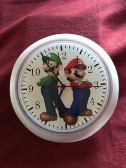 Mario & Luigi Clock