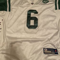 Reebok Authentic NFL Jersey Jets Mark Sanchez White sz 54