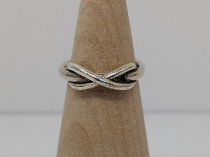 Silver Designer Infinity Ring