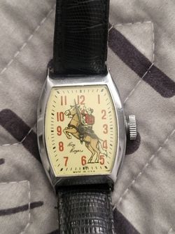 Roy Rogers Trigger 1950s Wrist Watch Ingraham Model L.